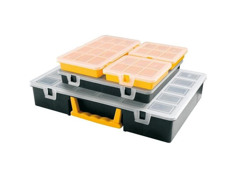 Art Plast Organizer 35 Fächer Organizer Set aus 5 Organizer in verschiedenen Grössen