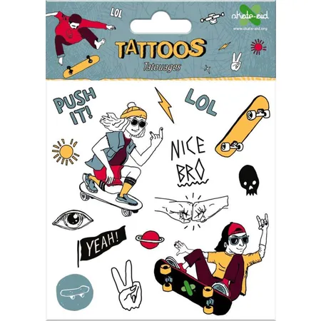 Die Spiegelburg Tattoos - skate-aid