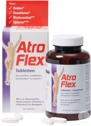 AtroFlex Complément Alimentaire Os Cartilages Et Muscles 60 Comprimés