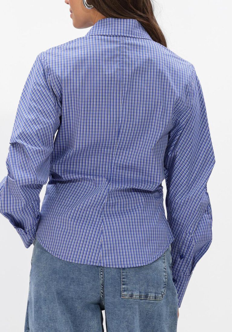 blauwe co'couture blouses aniza asym shirt