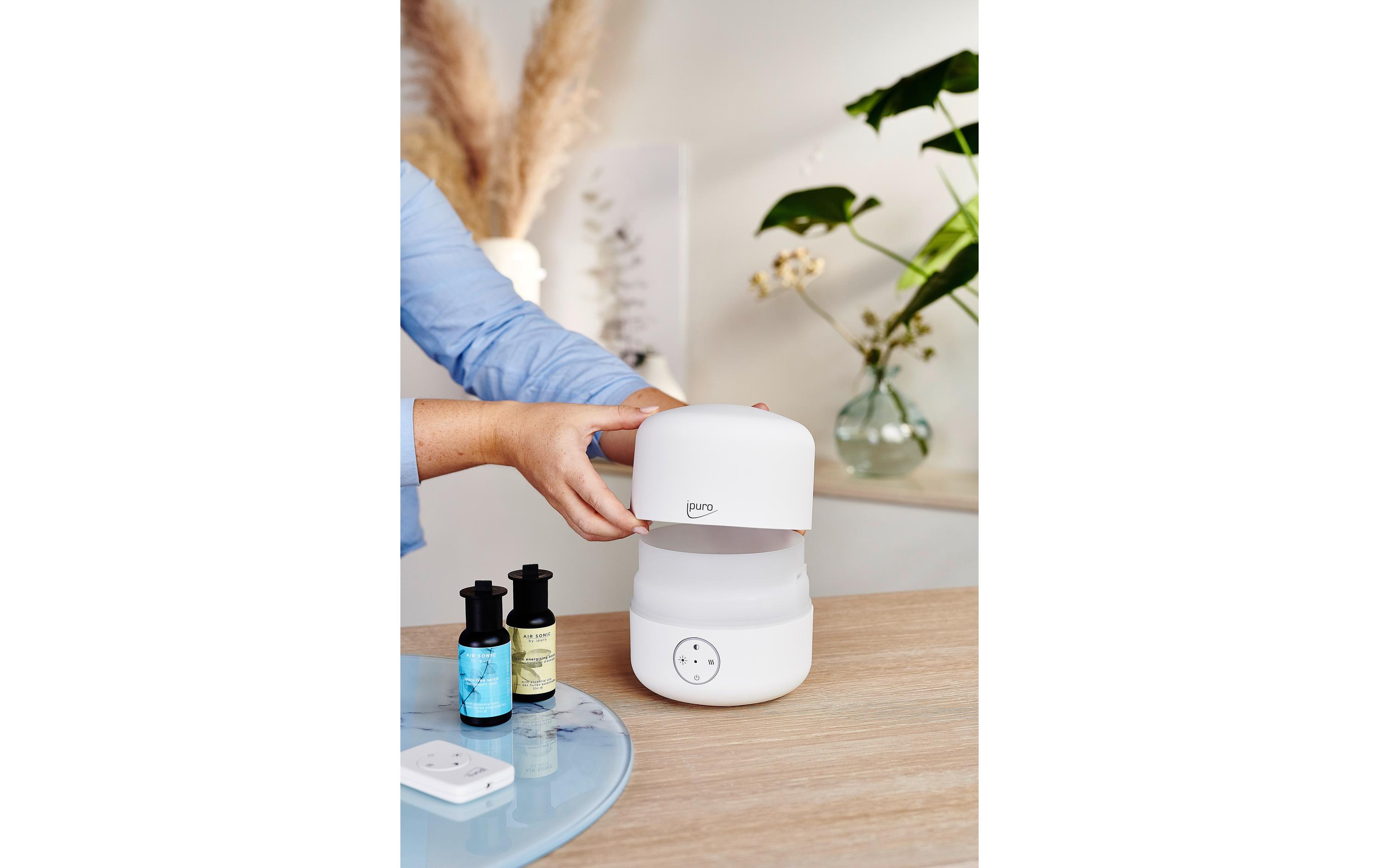 Aromavernebler Air Sonic Good Mood WeissDuftverdampfer mit Fernbedienung