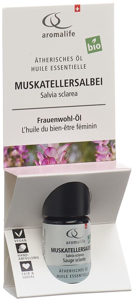 Aromalife TOP Muskatellersalbei<br>5 ml, Flasche, Ätherisches Öl, BIO
