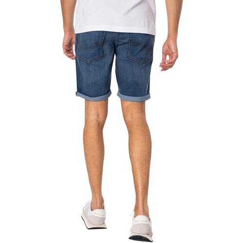 Jack & Jones - Shorts De Mezclilla Rick Azul