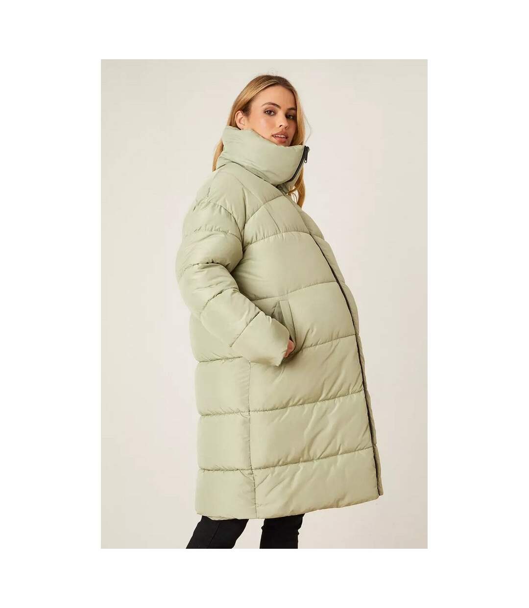 Dorothy Perkins - Manteau - Femme (Vert de gris) - UTDP550