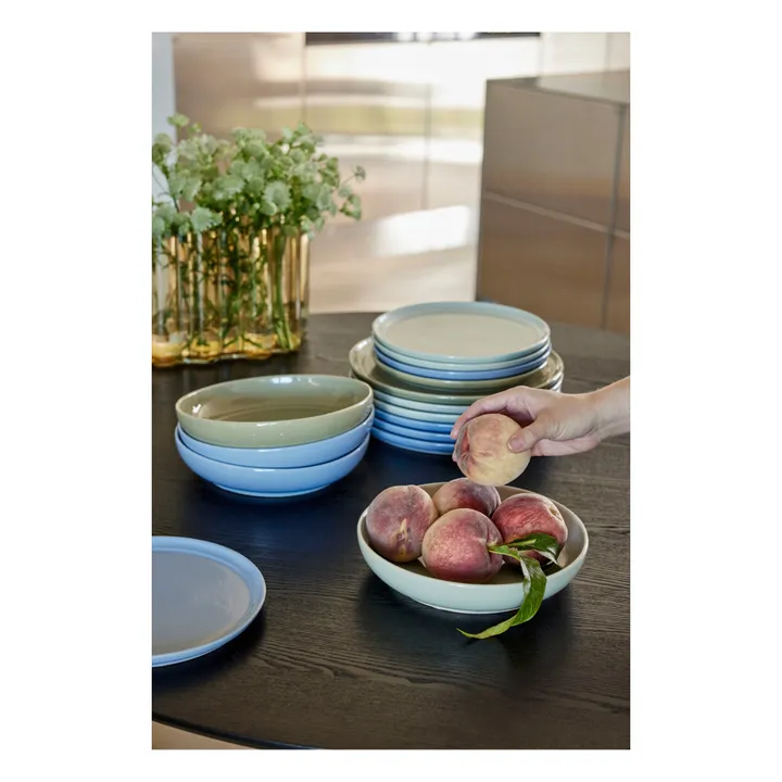 Hübsch Assiette Amare | Bleu Clair