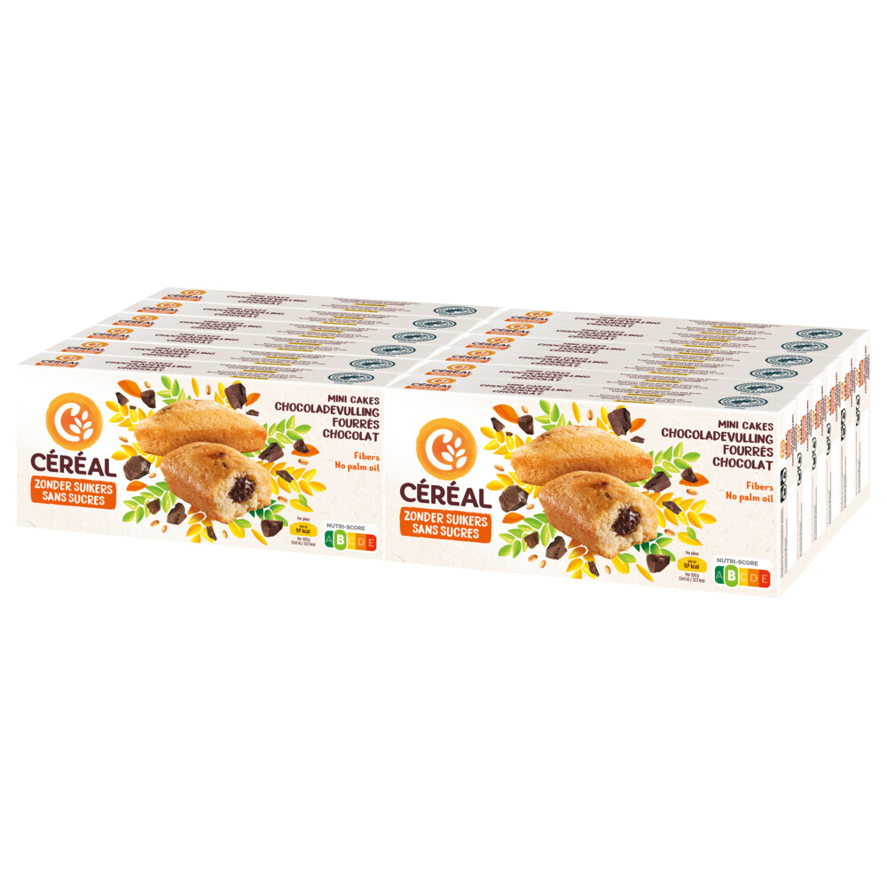 12x Céréal Mini Cakes Chocoladevulling150 gr