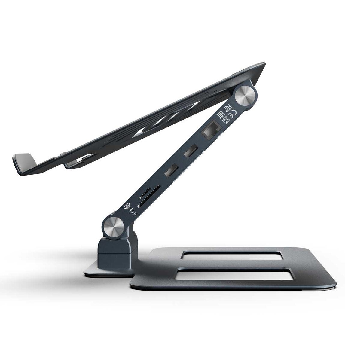 Reloop Stand Hub Pro laptopstatief met USB-hub