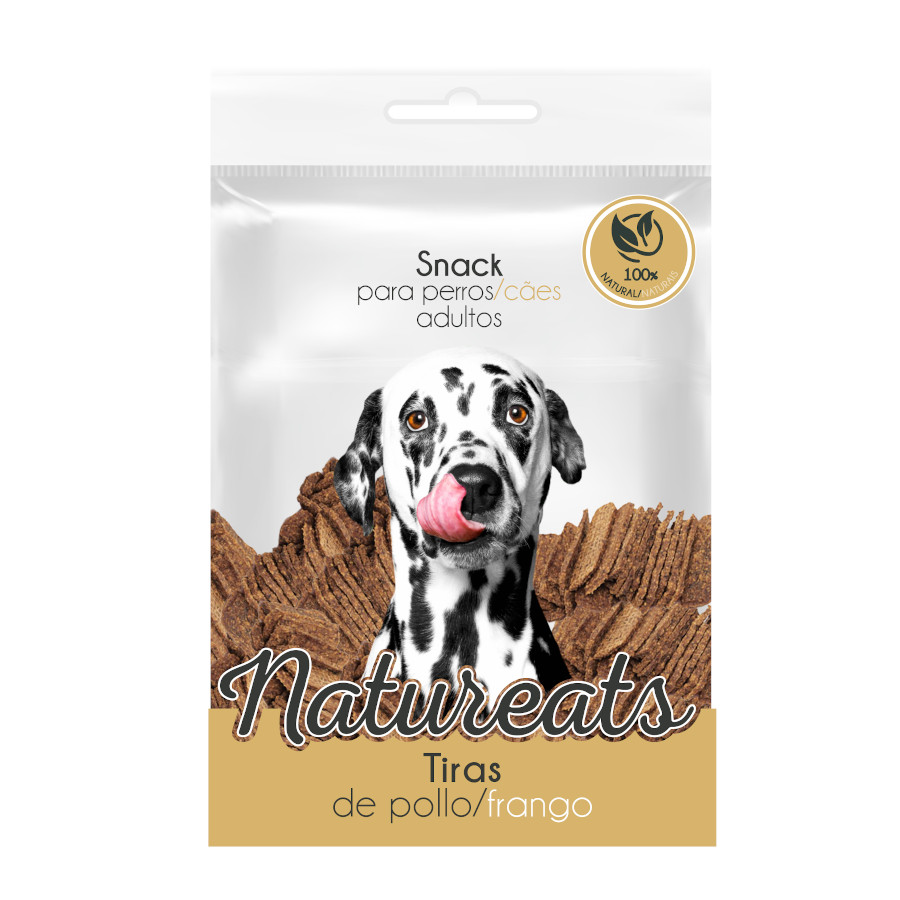 Tiras de frango Natureats para cães