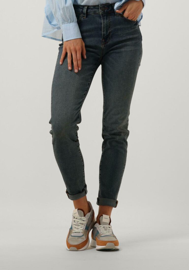 SUMMUM blauwe summum skinny jeans skinny pure stretch denim