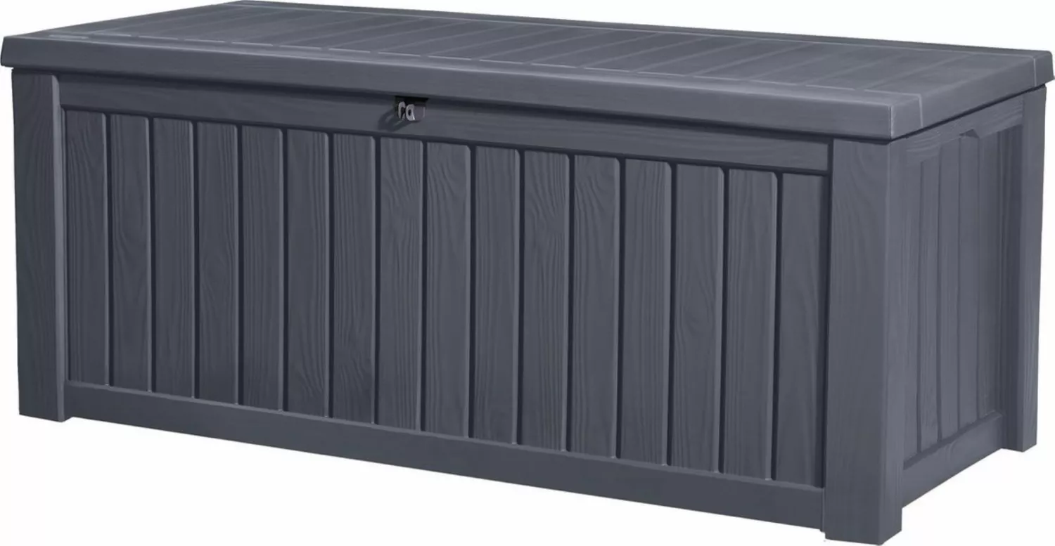 Keter 247606 Rockwood Opbergbox - Grafiet - 570 L - 155x72,4x64,4cm