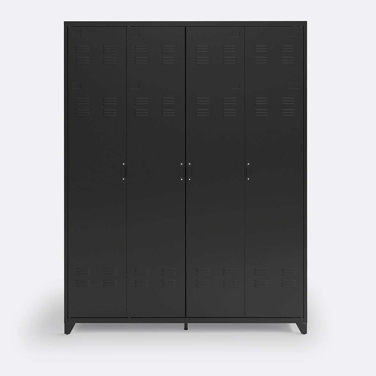 LA REDOUTE INTERIEURS<br>Armário metálico, 4 portas, Hiba