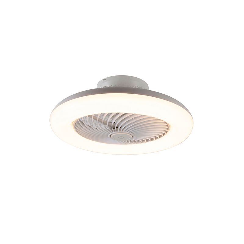 Plafondventilator wit 55cm incl. LED dimbaar met afstandsbediening - Clima