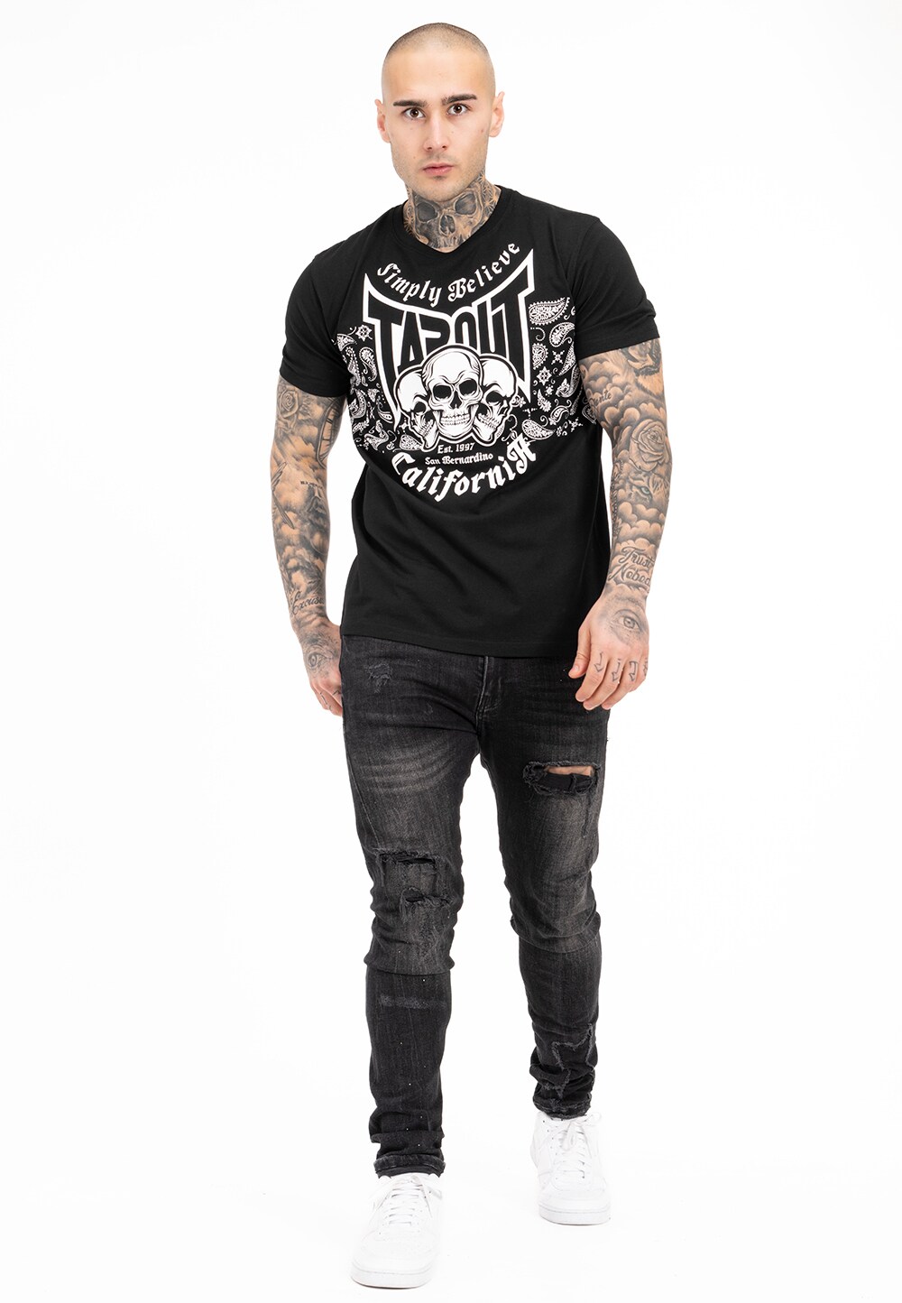 Tapout Herren T-Shirt normale Passform ADELANTOS