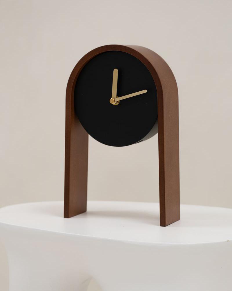 Klok BLATTEN 16 cm Zwart