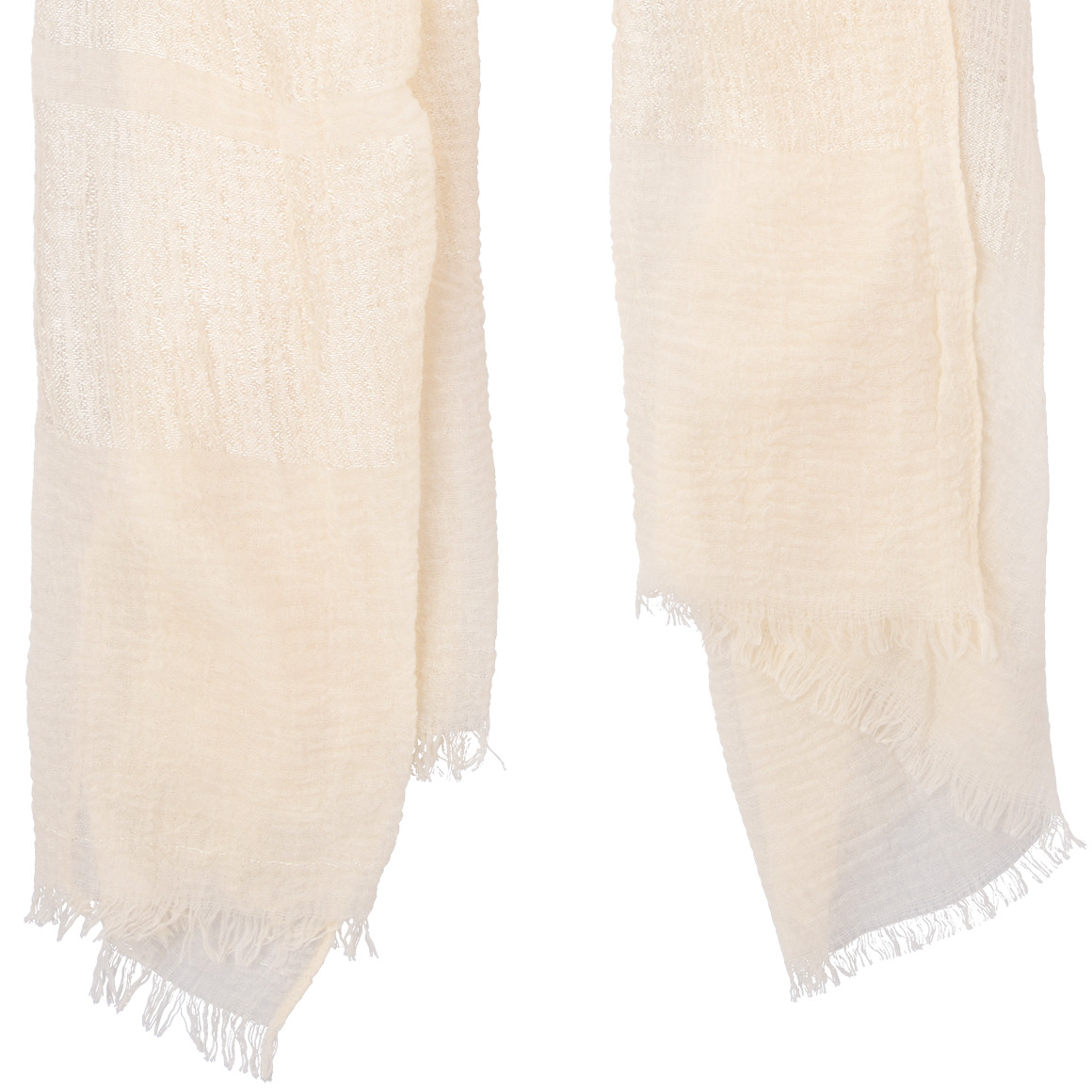 Gina Benotti Damen Tuch mit Glitzergarn beige