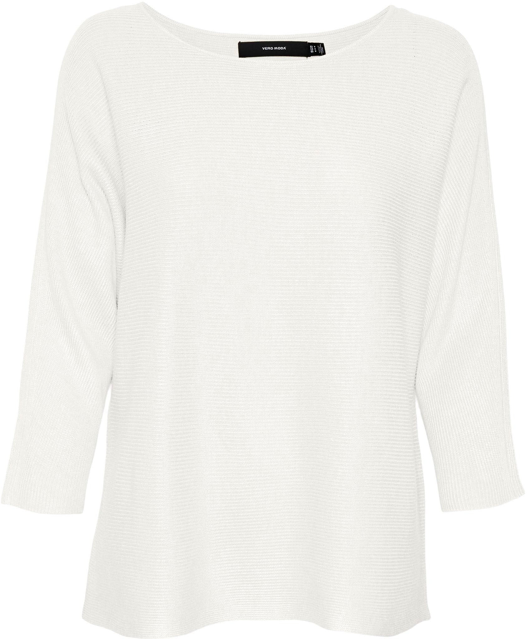 Vero Moda 3/4 Arm-Pullover »VMNORA 3/4 BOATNECK BLOUSE NOOS«, mit Fledermausärmeln