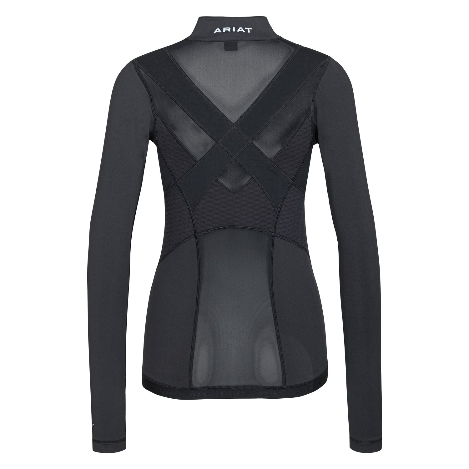 ARIAT Funktionsshirt Ascent 1/4 Zip  - black