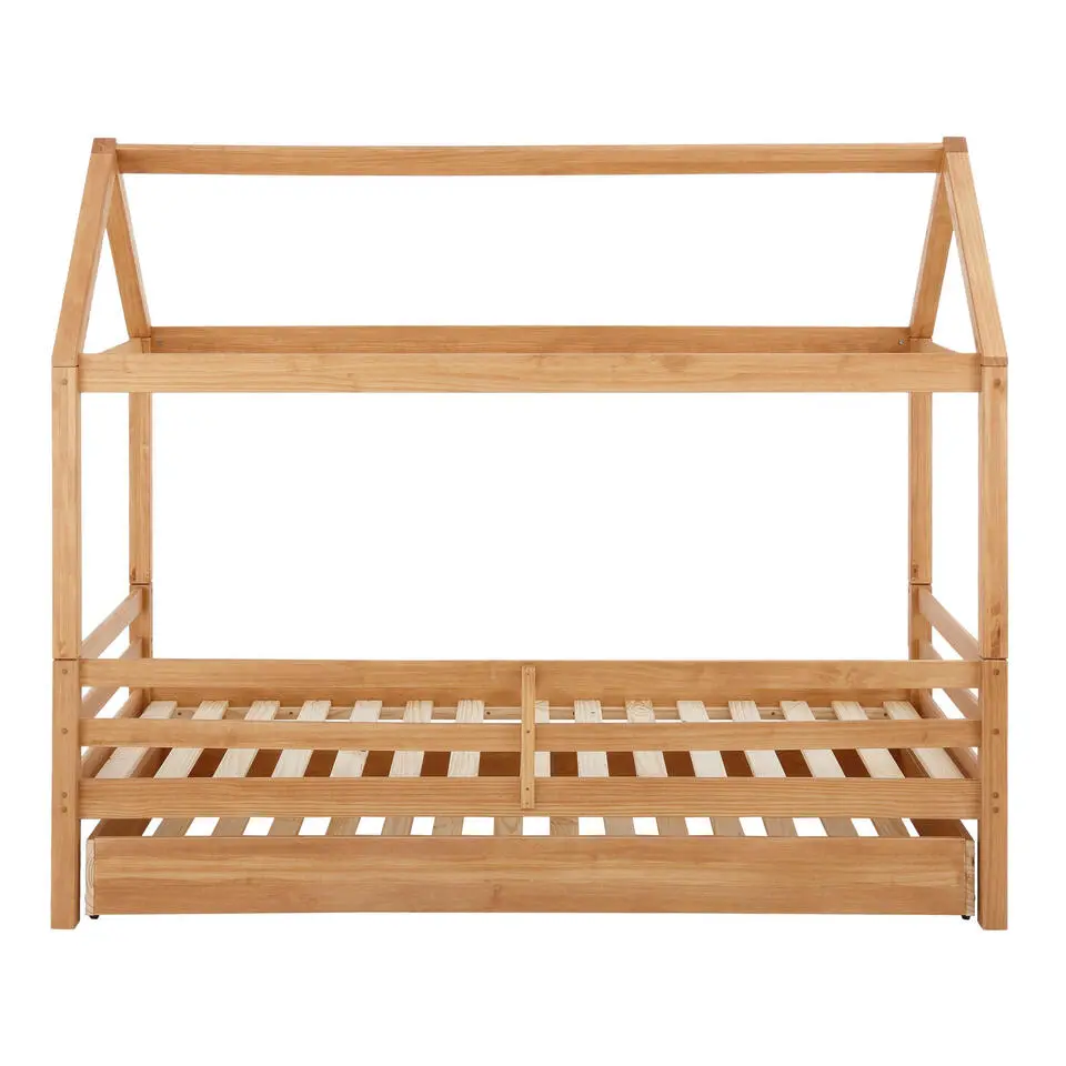 Alpi2 - Onderschuifbed 90x200 cm voor kinderen grenen