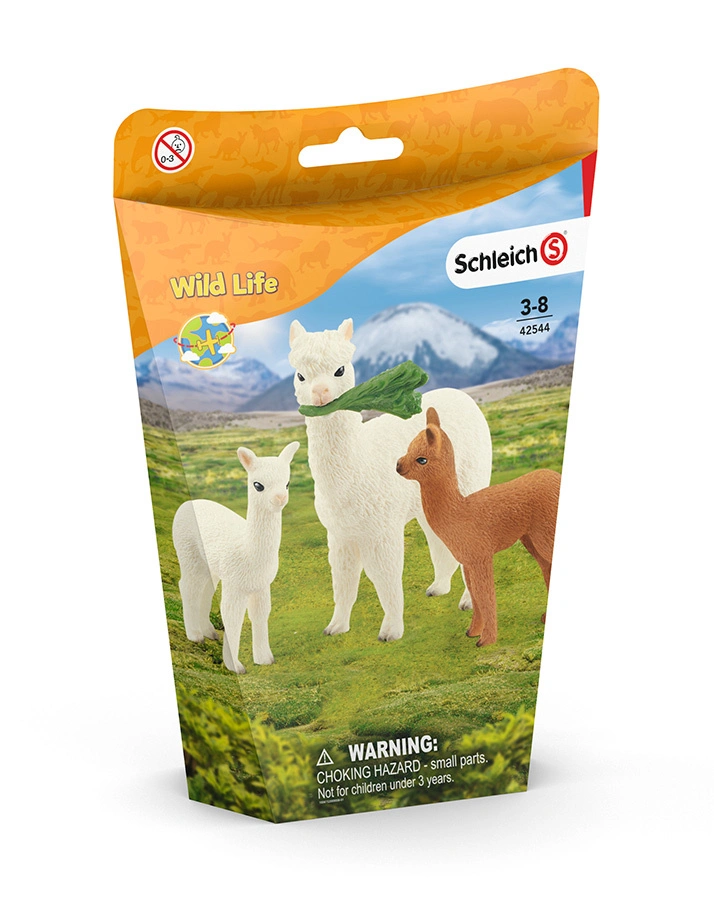 schleich® 42544 Wild Life – Alpakafamilie