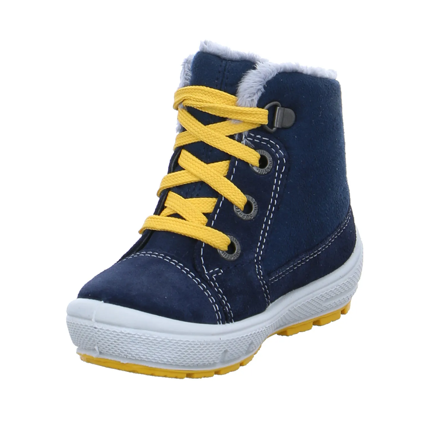 SUPERFIT Kleinkinder-Winter-Bottine Dunkelblau Textil  Baby-Boot