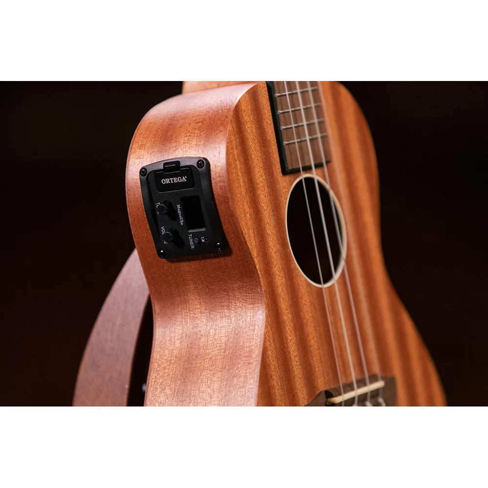 Ortega RFU11SE Timber Series Natural elektrisch-akoestische concert ukelele met gigbag