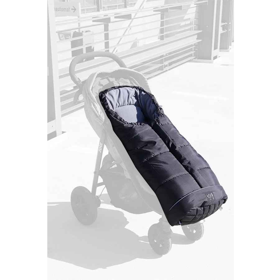 KAISER Thermo-Fleecefußsack Pooly schwarz