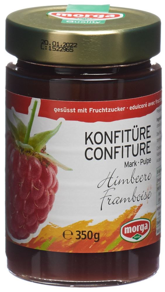 MORGA Konfitüre<br>350 g, Himbeermark mit Fruchtzucker