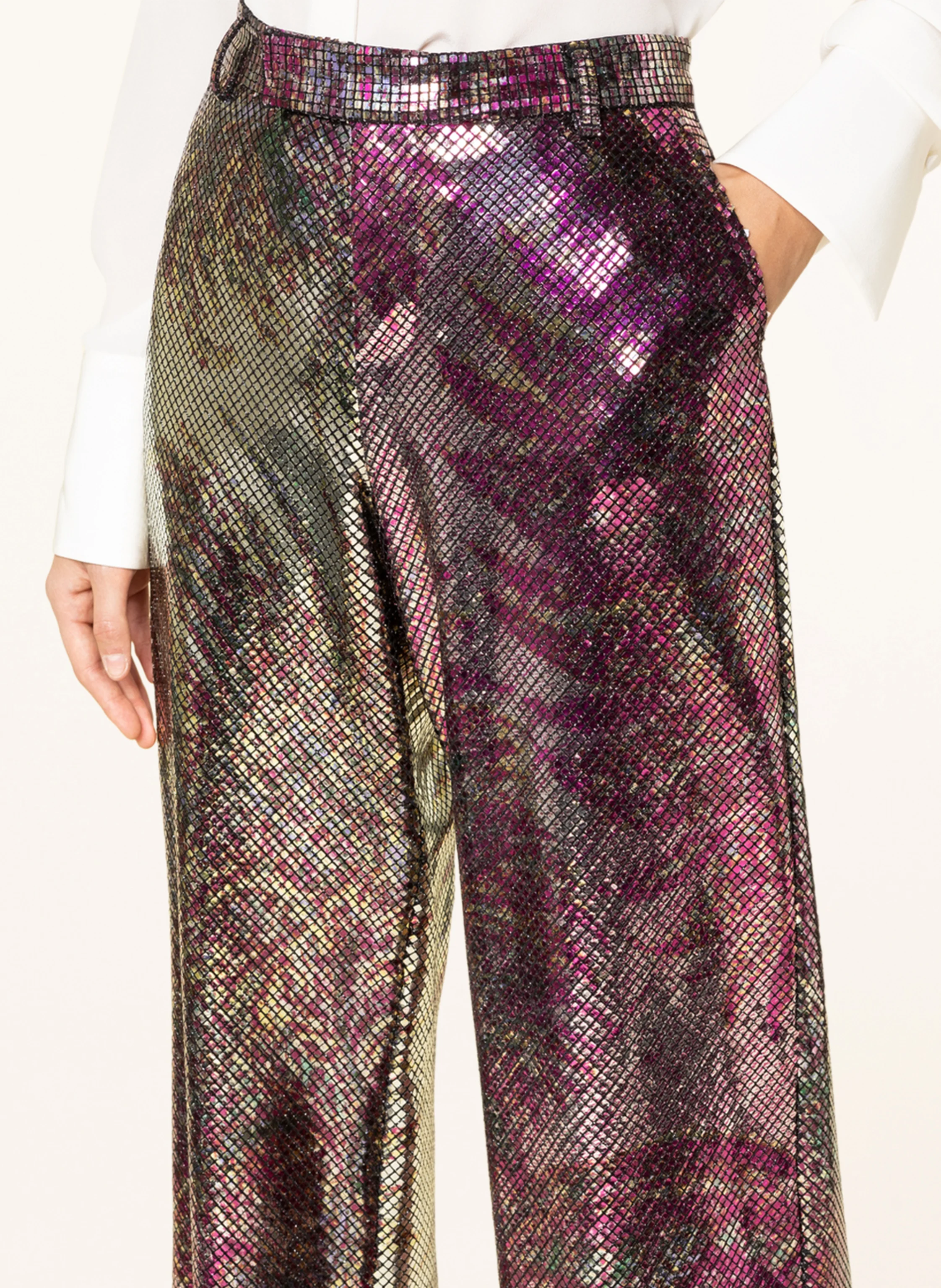 ETRO Marlenehose ARTEMISIA mit Pailletten