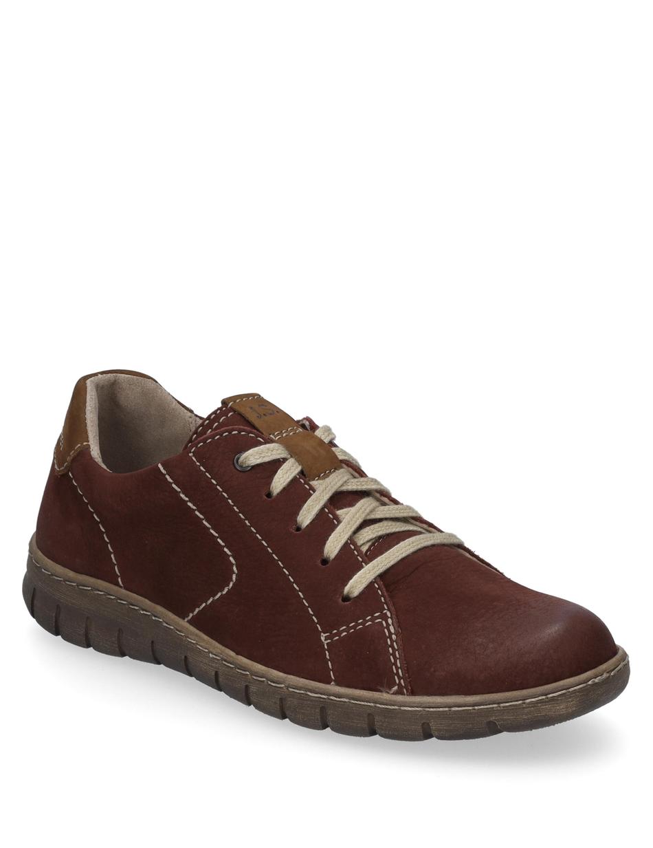 Halbschuh Steffi 62, bordo-kombi