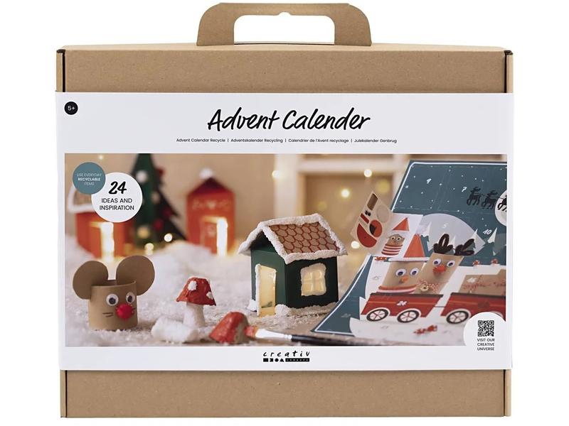 Creativ Company Adventskalender Bastelprojekte Recycling Adventskalender mit neuen Bastelprojekten