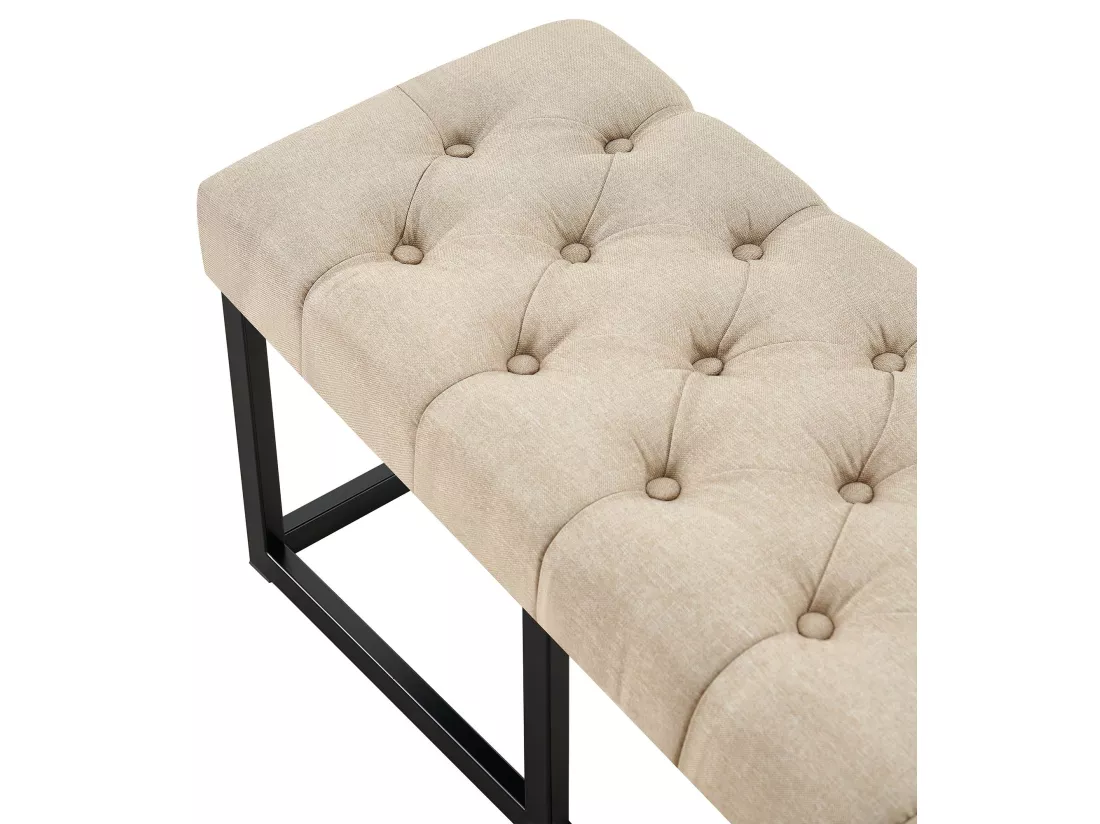 Banquette - Tissu - Taupe - Amun