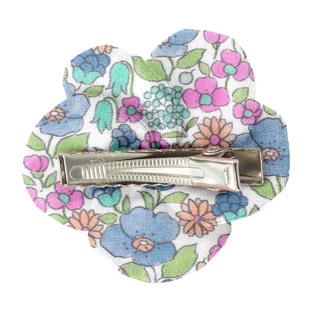 Petite Barrette Pétales De Fleur Pastel Fleuri