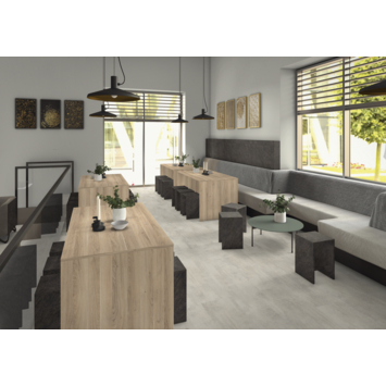 Meubelpaneel gebleekt eiken ABS fingerprint proof 80x40 cm 18 mm