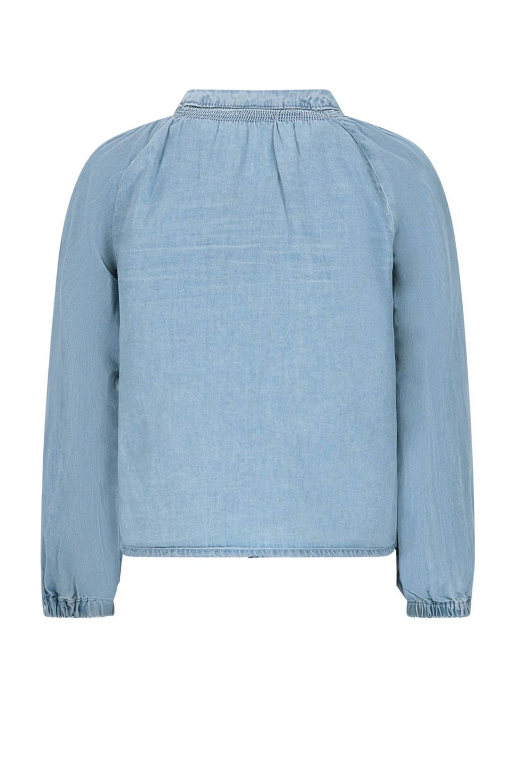 Like Flo denim blouse lichtblauw