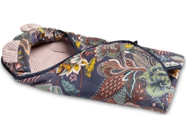 Sensillo OTULACZ DO FOTELIKA WAFEL BOHO BRUDNY RÓŻ