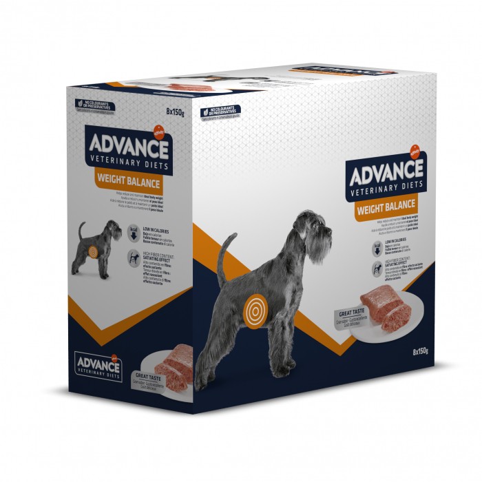 ADVANCE Veterinary Diets Weight Balance au Poulet – Pâtée pour chien