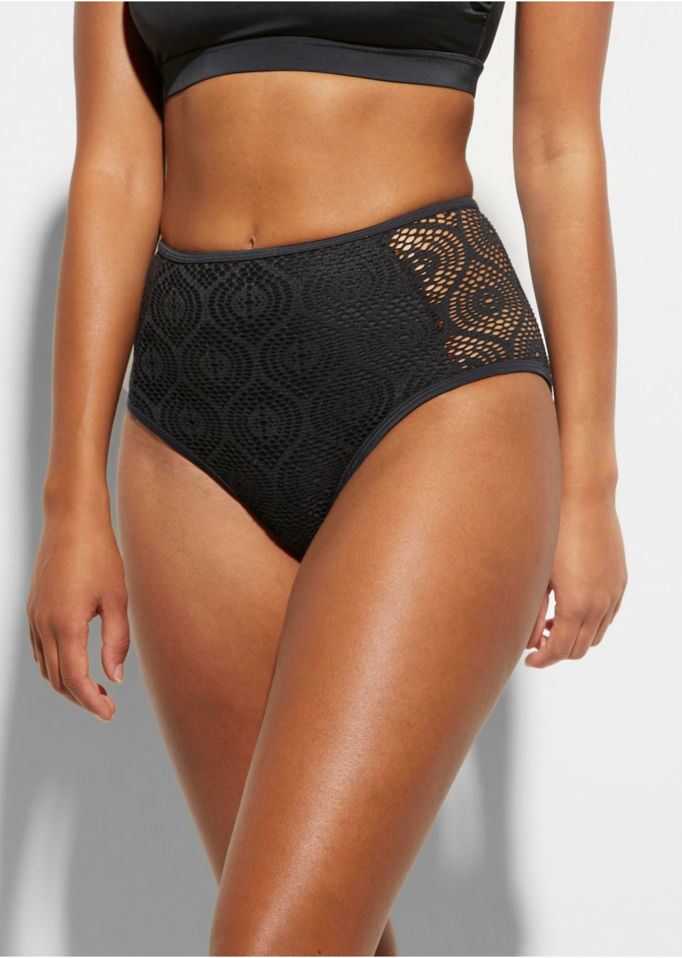 Bas de maillot taille haute