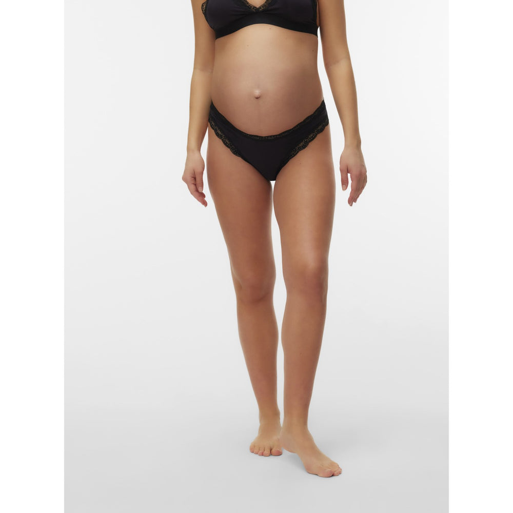 Køb Mama;licious Black Black Mlreece Trusser 2-P