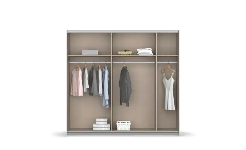 Schwebetürenschrank 2-türig Quadra
