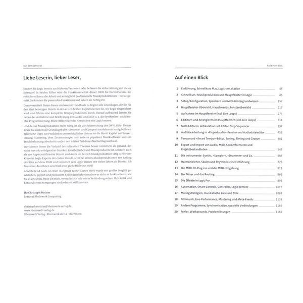 Rheinwerk Verlag Logic Pro X Handbuch