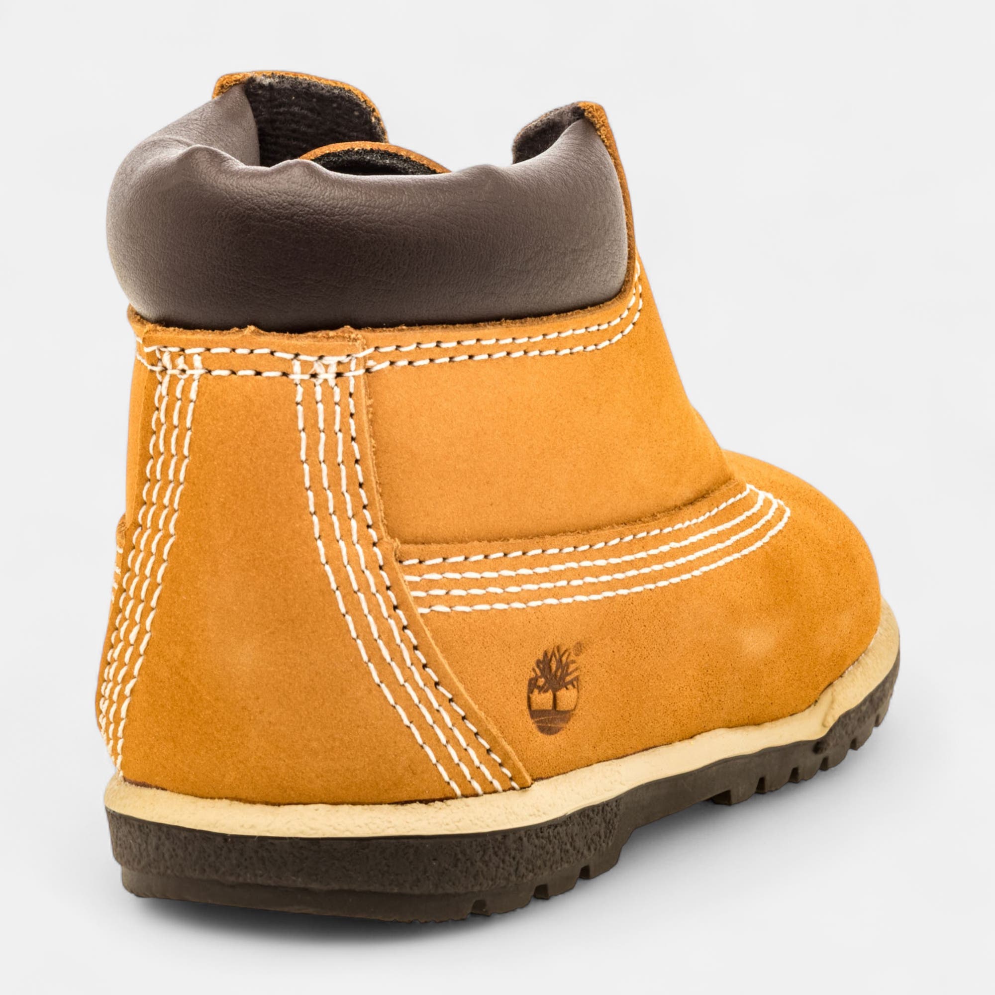 Boots Bébé garçon en cuir jaune