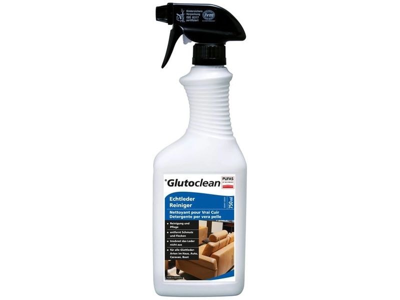 Glutoclean Echtleder Reiniger 750 ml Hochwertiger Echtlederreiniger für den Profi