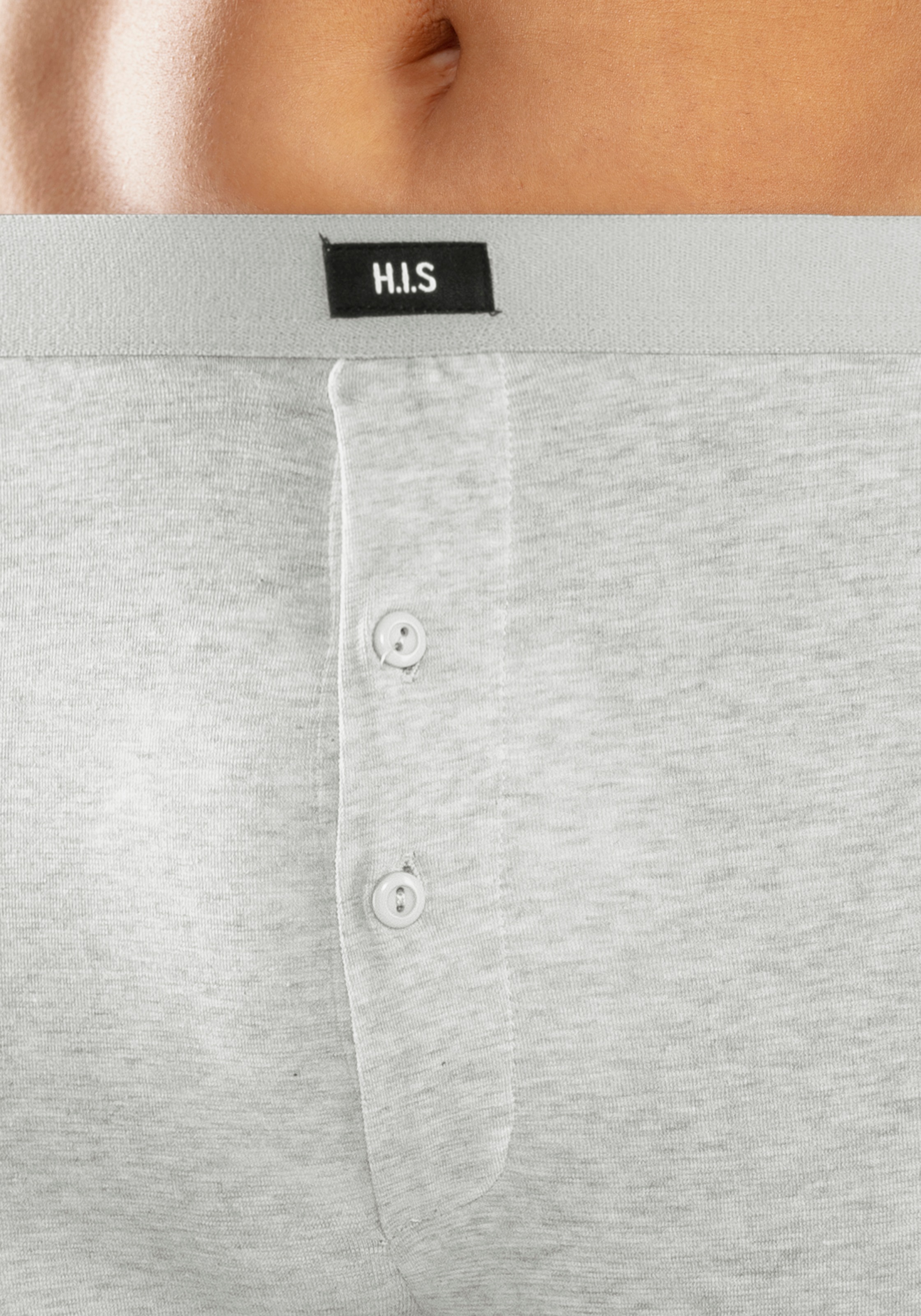 H.I.S Lange Unterhose, 2 Stk. mit Bündchen am Bein