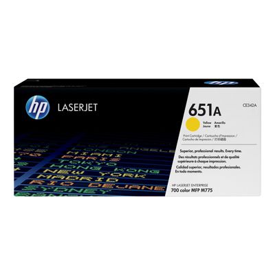 HP 651A - jaune - cartouche laser d'origine