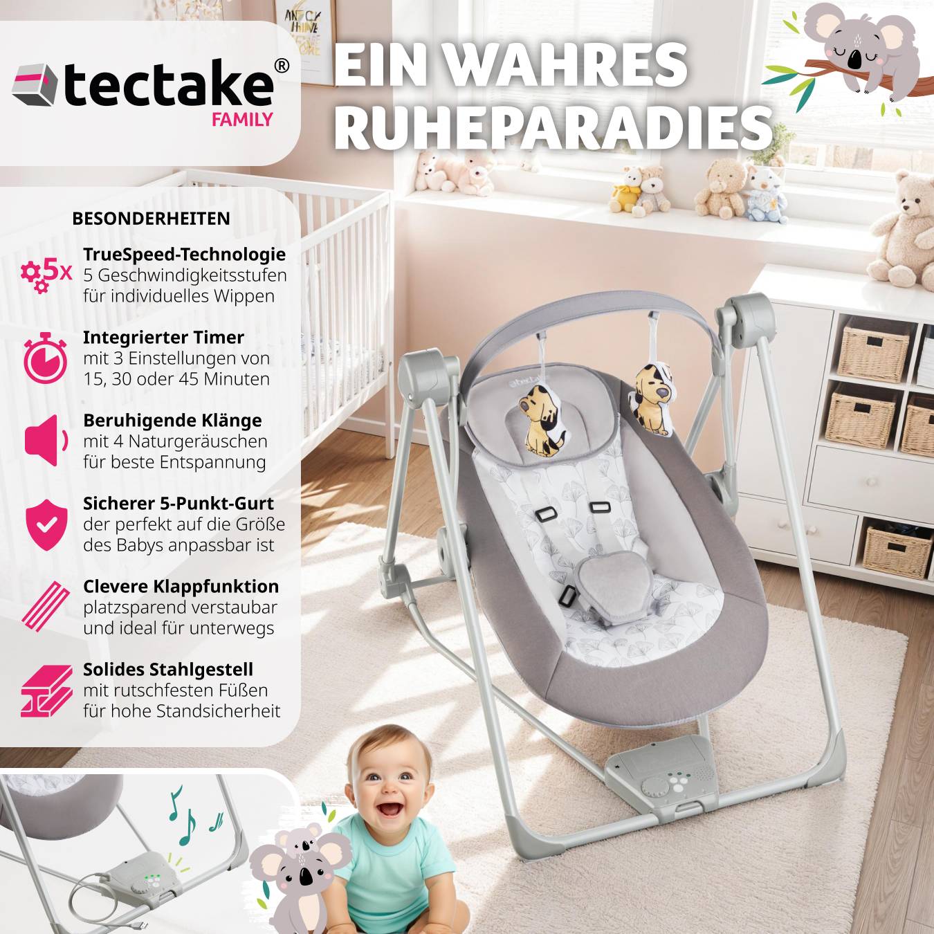 Babyschaukel  Dogs