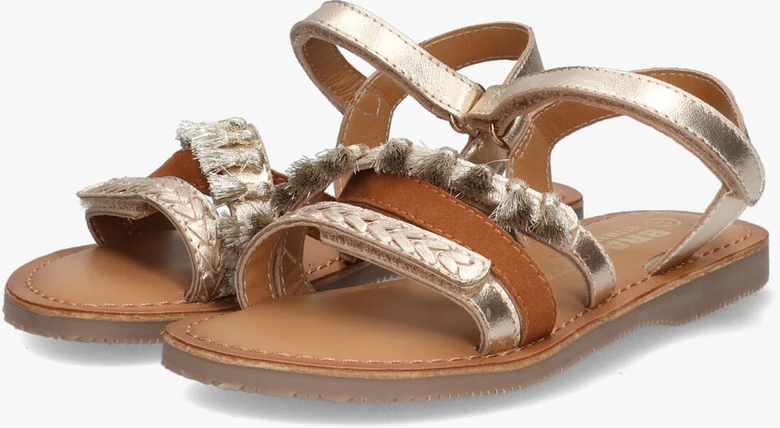 BRAQEEZ gouden braqeez sandalen sophie sun