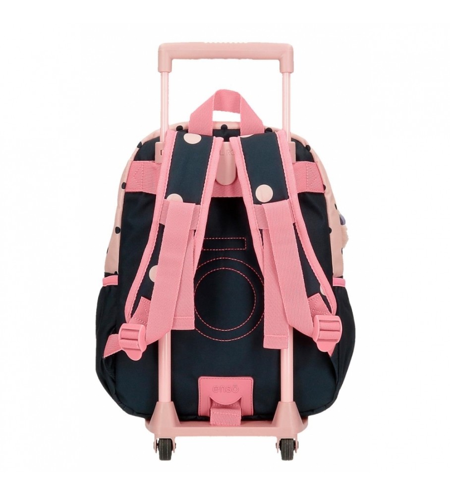 Mochila Enso Friends Together com Rodízios, Rosa