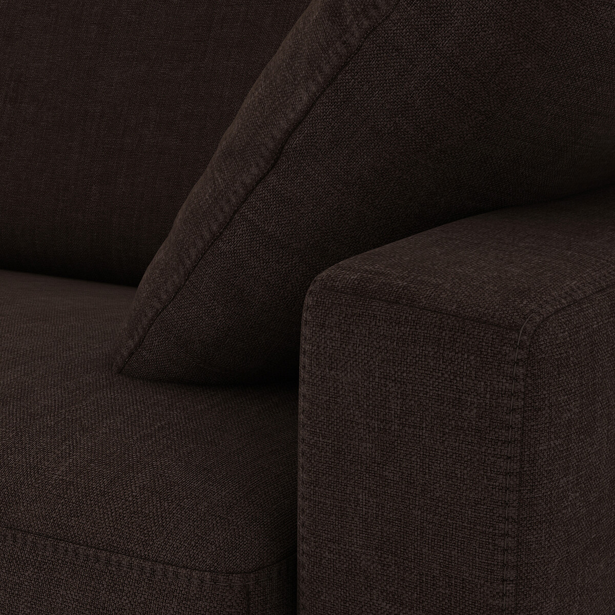 LA REDOUTE INTERIEURS<br>Sofá-cama de canto premium em algodão/espuma, Timor