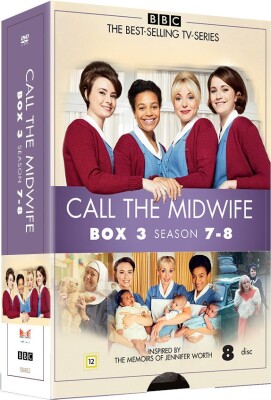Jordemoderen Box 3 - Sæson 7-8 / Call The Midwife - DVD