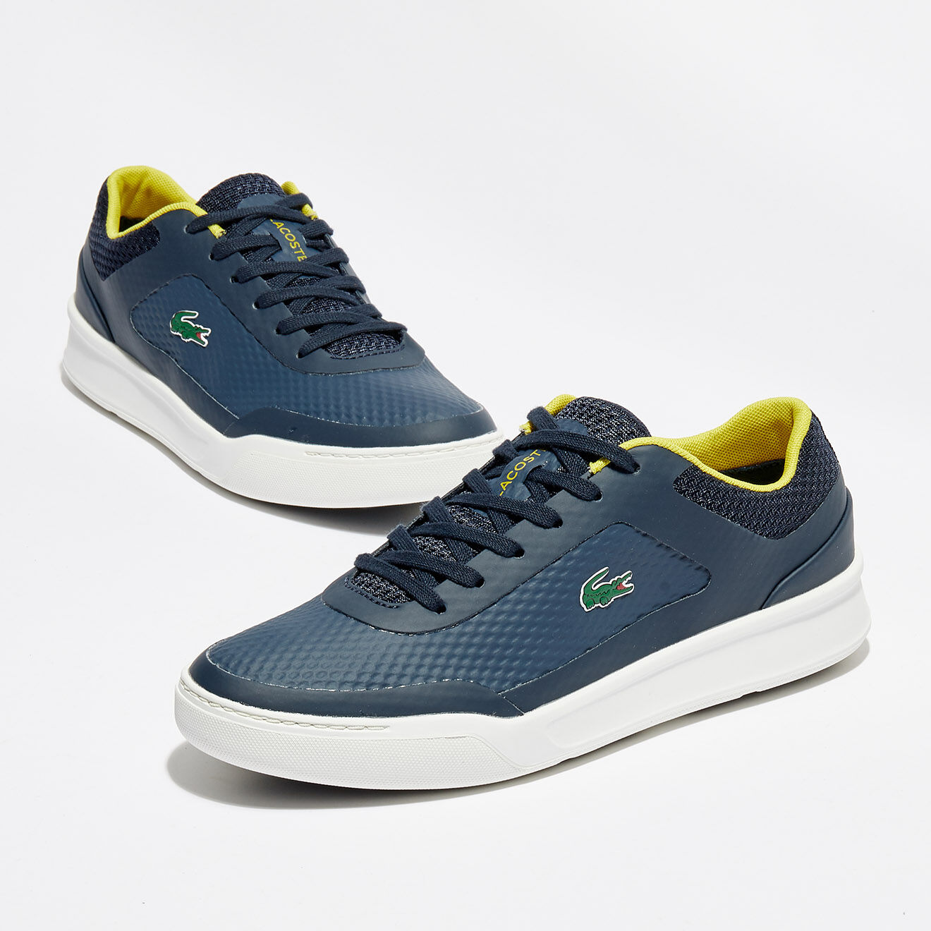 Lacoste Baskets Explorateur Sport 317 5 bleu marine/jaune